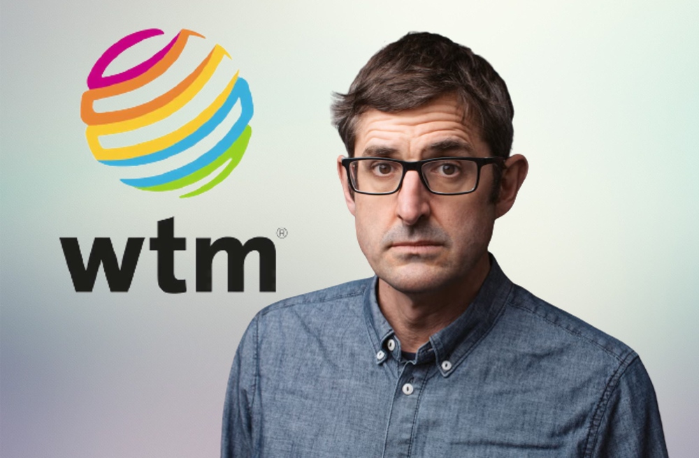 Louis Theroux delivered the final talk at WTM 2023.